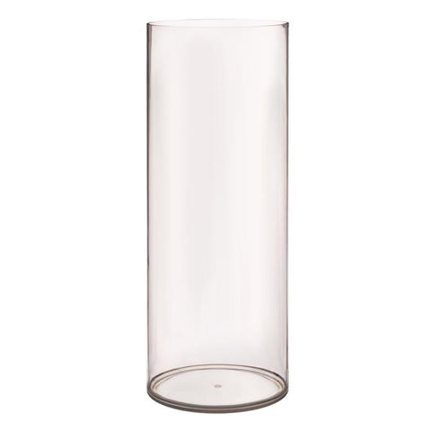 Creative Co-Op Clear Cylinder Table Decor 20 in.