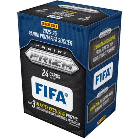 Panini 2025/26 Prizm FIFA Soccer Blaster Box Trading Cards