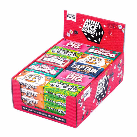 Juego de dados miniatura Professor Puzzle (Paquete de 40)