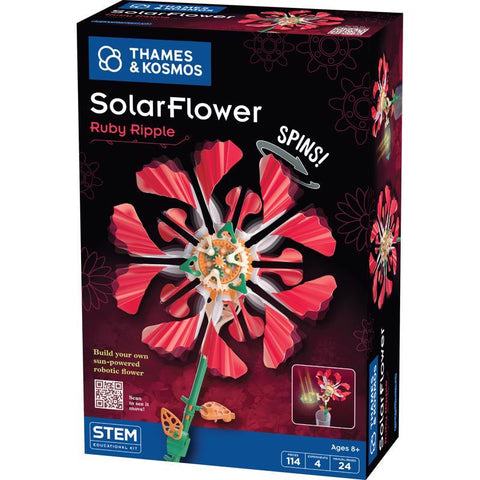 Thames & Kosmos SolarFlower Ruby Ripple Science Toy Multicolored 114 pc