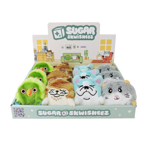 Juguete blandito Toysmith Sugar Skwisheez Home Bodies (paquete de 12)