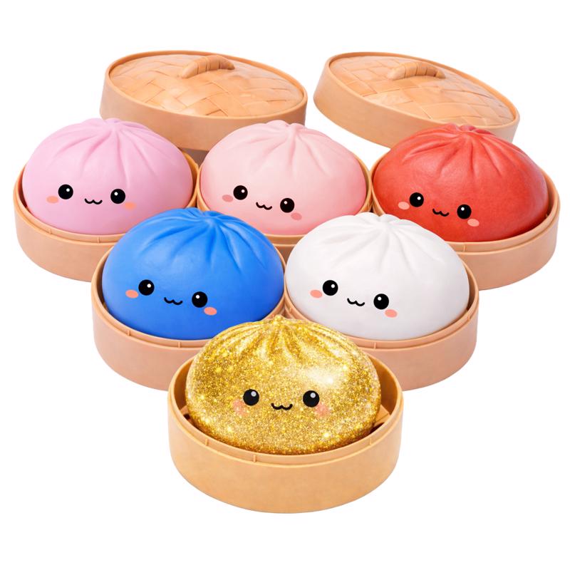Juguete blandito Keycraft Lucky Bao (Paquete de 12)