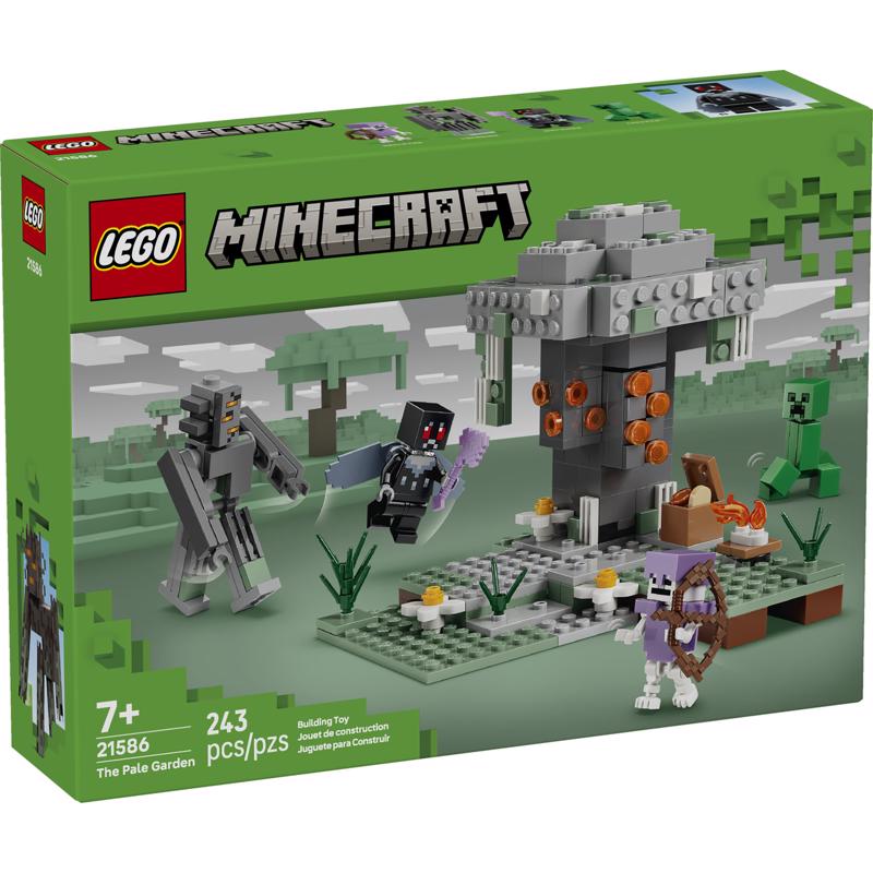 LEGO Minecraft The Pale Garden Building Set Multicolor 243 pc
