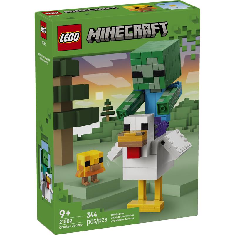 LEGO Minecraft Chicken Jockey Building Set Multicolor 344 pc
