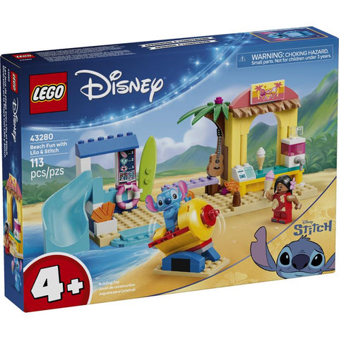 LEGO Disney Beach Fun with Lilo/Stitch Building Set Multicolor 113 pc