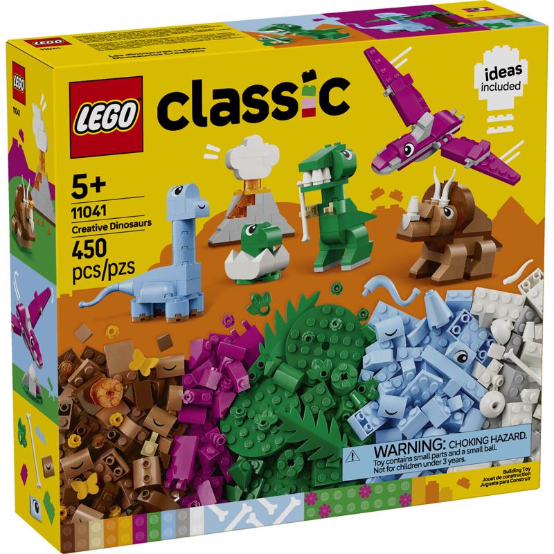 LEGO Classic Creative Dinosaurs Building Set Multicolor 450 pc
