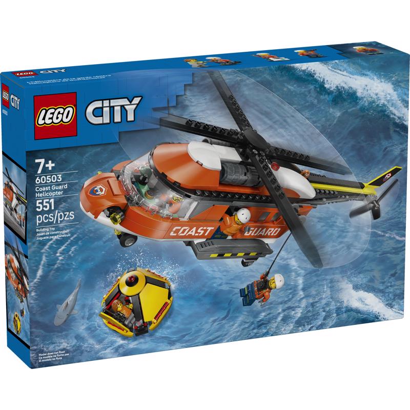 LEGO City Coast Guard Helicopter Building Set Multicolor 551 pc