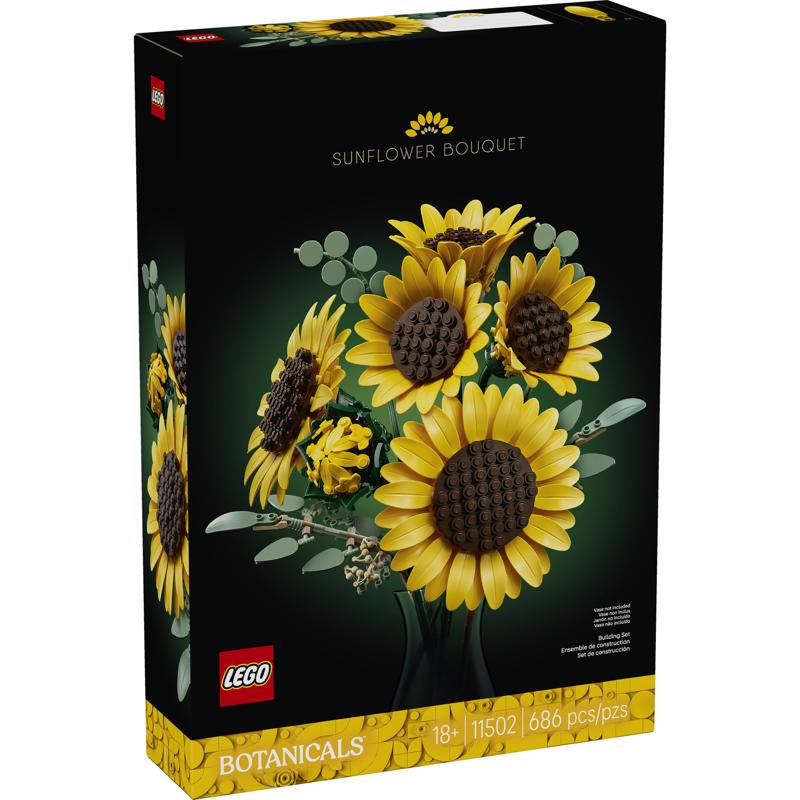 LEGO Botánica Set de construcción de ramo de girasoles Multicolor 686 piezas