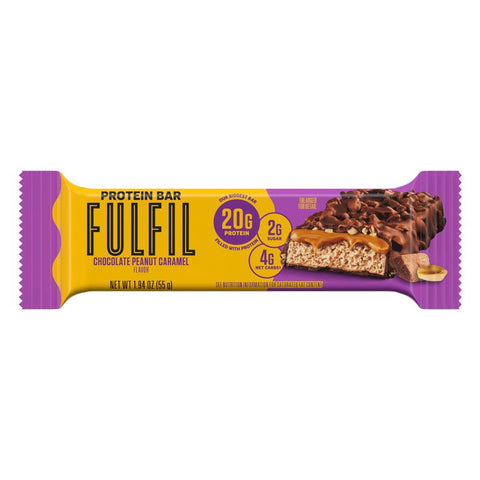 Fulfil Choc PB Caramel Protein Bar 1.94 oz Boxed (Pack of 12)