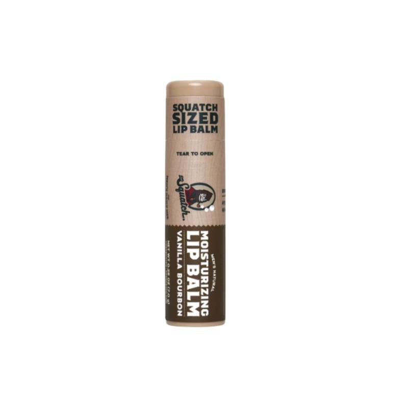 Bálsamo labial Dr. Squatch con aroma a vainilla y bourbon, 0,25 oz, 1 unidad (paquete de 24)
