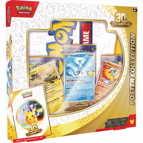 Pokemon 30th Celebration Poster Collection Trading Cards 160 pc