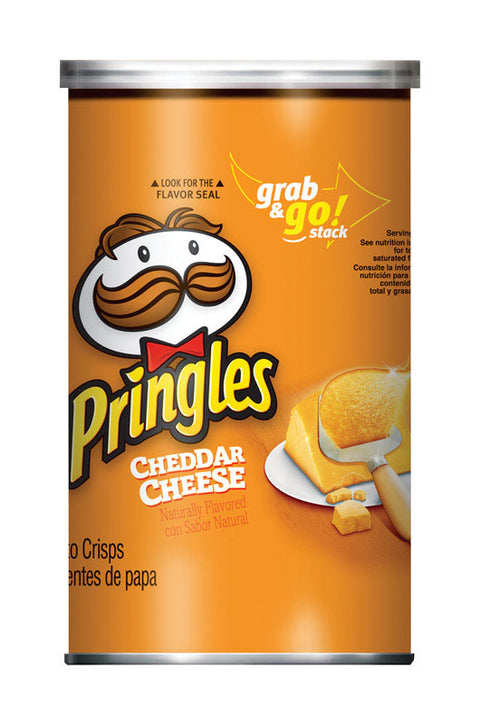 Pringles Cheddar Cheese Chips 5.57 oz Can (Pack of 14)