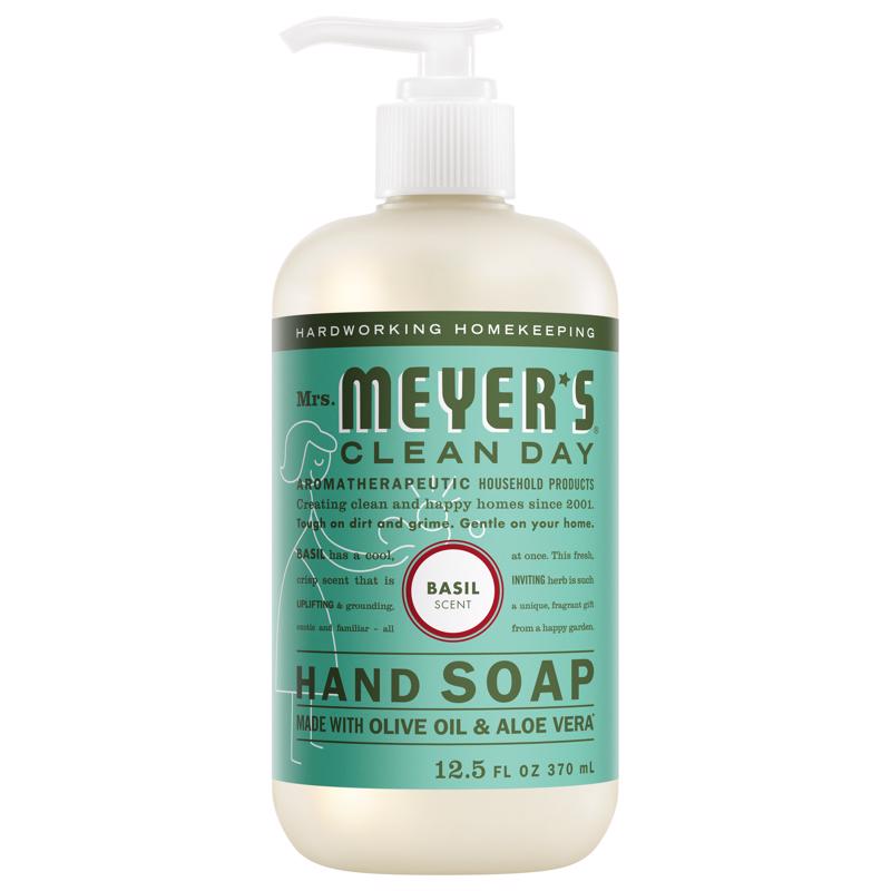 Mrs. Meyer's Clean Day Basil Scent Liquid Hand Soap 12.5 oz (Pack of 6)