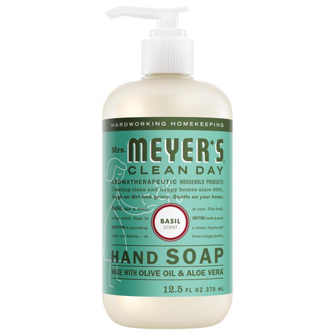 Mrs. Meyer's Clean Day Basil Scent Liquid Hand Soap 12.5 oz (Pack of 6)