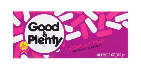 Good & Plenty Artificial Licorice 6 oz (Pack of 12)