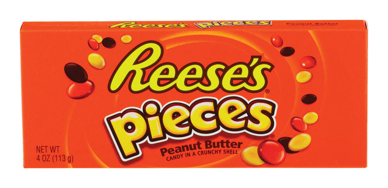 Reese's Pieces Peanut Butter Candy 4 oz (Pack of 12)