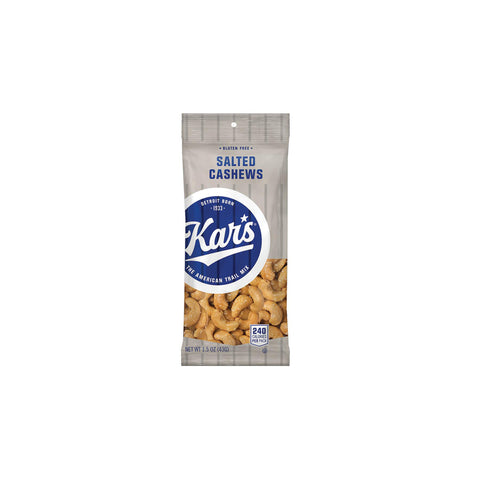 Kar's Salted Cashews 1.5 oz Bagged (Pack of 12)