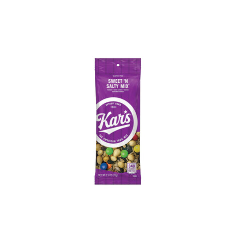 Kar's Sweet n Salty Trail Mix 2.5 oz Bagged (Pack of 12)