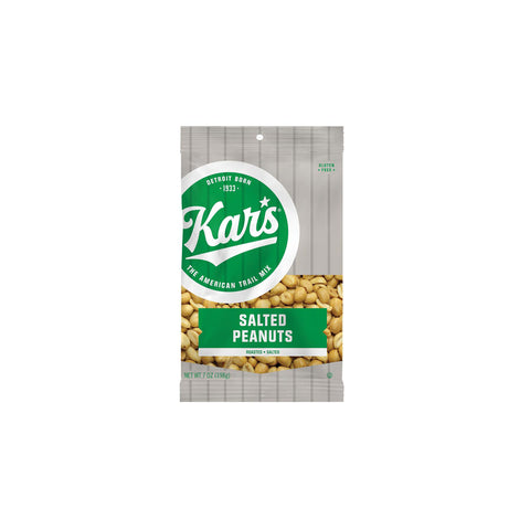 Kar's Fresh Harvest Roasted Salted Peanuts Peanuts 7 oz Bagged (Pack of 12)
