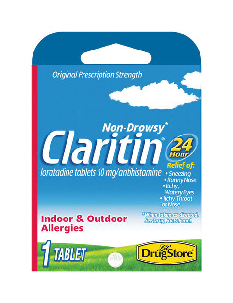 Claritin Lil Drugstore Allergy Relief 1 ct 1 pk (Pack of 6)