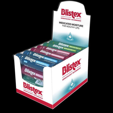 Blistex Berry/Mint Scent Medicated Lip Balm 0.15 oz 1 pk (Pack of 24)