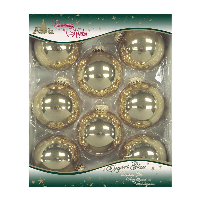 Christmas by Krebs Aztec Gold Ball Ornament (Pack of 12)