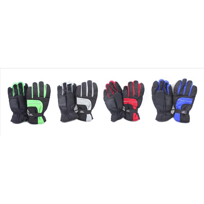 Diamond Visions Polar Wear L/XL Polyester SKI Black Gloves (Pack of 24)