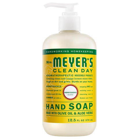 Mrs. Meyer's Clean Day Honeysuckle Scent Liquid Hand Soap 12.5 oz (Pack of 6)