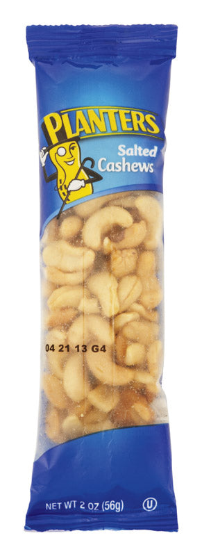 Planters Salted Cashews 2 oz Tube Bag (Pack of 15)
