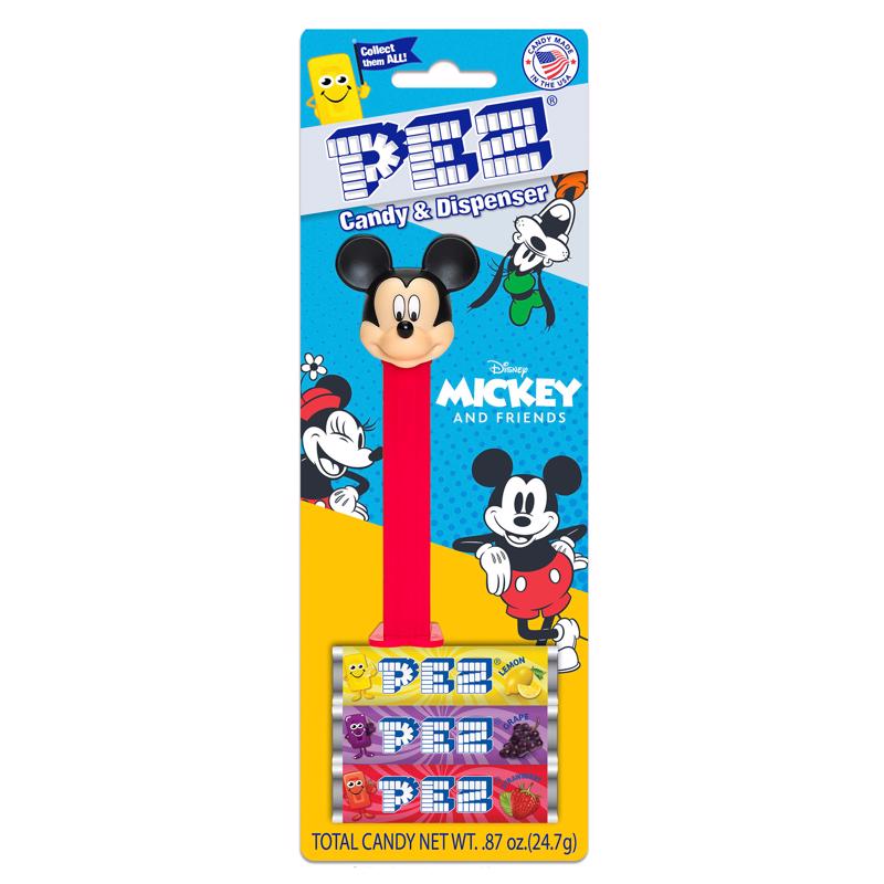 PEZ Mickey and Disney Friends Candy & Dispenser Plastic 1 pk (Pack of 36)
