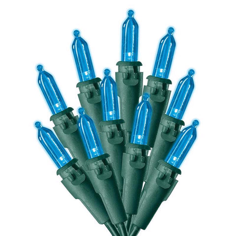 Celebrations Blue LED Mini Blue 100 ct String Christmas Lights 24.5 ft. (Pack of 12)