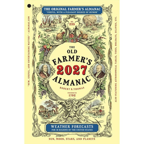 The Old Farmer's Almanac Yankee Publishing 2027 Almanac Reference Book (Pack of 24)