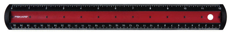 Fiskars 12 in. L X 1 in. W Plastic Ruler Metric and SAE (Pack of 6)