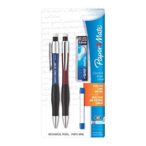Paper Mate Comfort Mate Ultra #2HB 0.5 mm Mechanical Pencil 2 pk (Pack of 6)