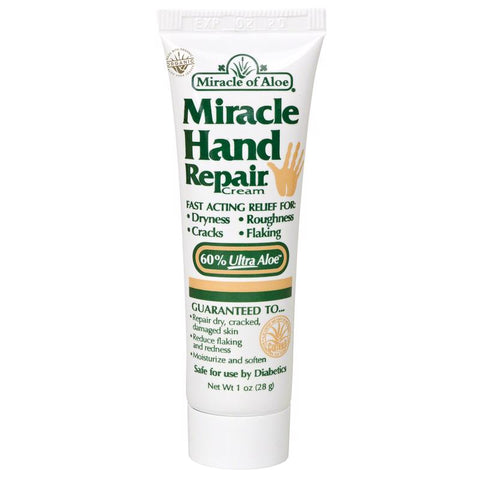 Miracle of Aloe Herbal Scent Hand Repair Cream 1 oz 1 pk (Pack of 12)