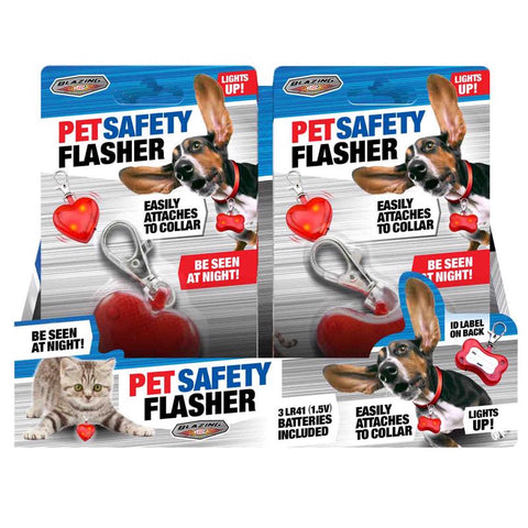 Blazing LEDz Pet Safety Flasher 1 pk (Pack of 24)