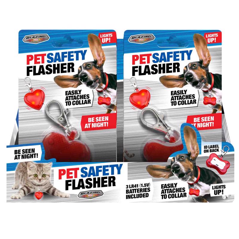 Blazing LEDz Pet Safety Flasher 1 pk (Pack of 24)
