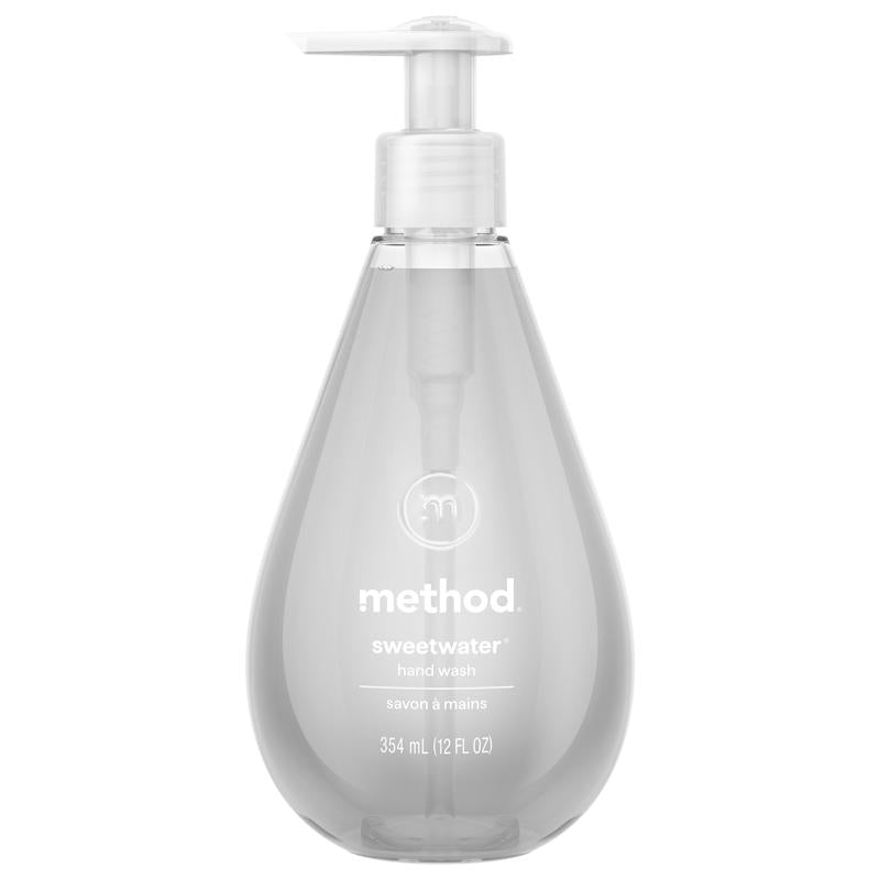 Method Sweet Water Scent Gel Hand Wash 12 oz (Pack of 6)
