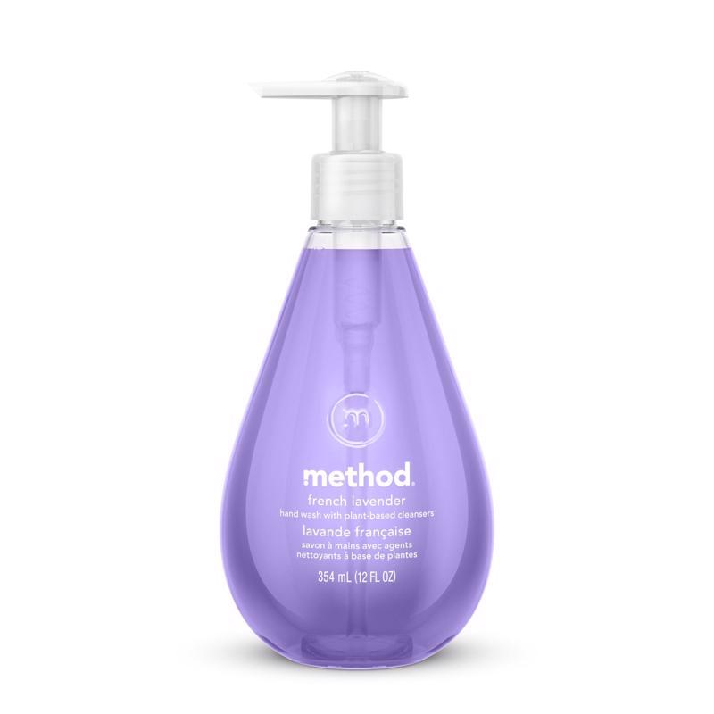 Method French Lavender Scent Gel Hand Wash 12 oz (Pack of 6)