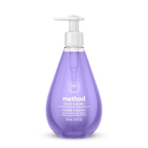 Method French Lavender Scent Gel Hand Wash 12 oz (Pack of 6)