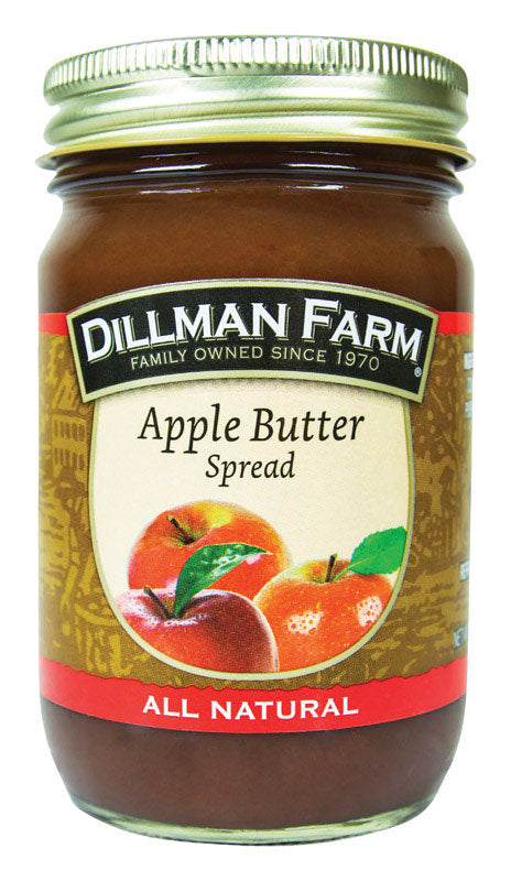 Dillman Farm All Natural Apple Butter Spread 14 oz Jar (Pack of 6)