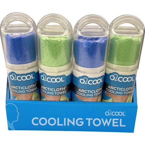 O2Cool Arcticloth Health and Beauty Cool Towel Cotton 1 pk (Pack of 12)