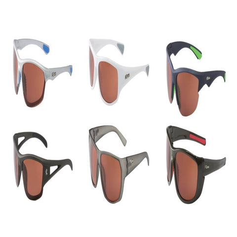 Piranha U.S. Biker Sunglasses Unisex Assorted Frame Assorted Lens (Pack of 6)
