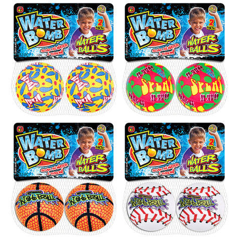 Ja-Ru Water Bomb Outdoor Water Toys Water Balls Foam 1 pk (Pack of 24)