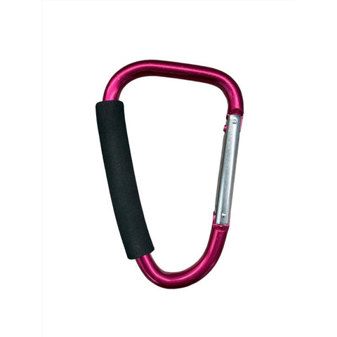 Home Plus Aluminum Pink D Carabiner (Pack of 12)
