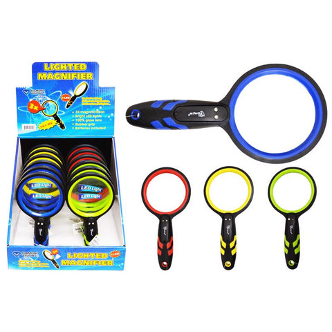 Diamond Visions Round 3 Times LED Magnifying Glass (Pack of 12)