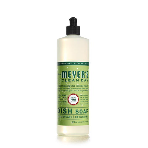 Mrs. Meyer's Clean Day Iowa Pine Scent Liquid Dish Soap 16 oz 1 pk (Pack of 6)