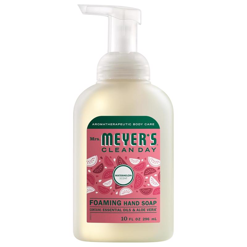 Mrs. Meyer's Clean Day Watermelon Scent Foam Hand Soap 10 oz (Pack of 4)