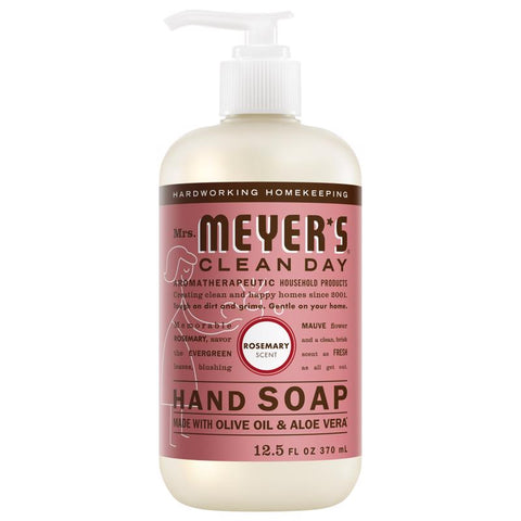 Mrs. Meyer's Clean Day Rosemary Scent Liquid Hand Soap 12.5 oz (Pack of 6)