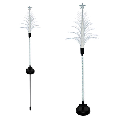 Alpine LED Christmas Tree Solar Stake 40 in. Pathway Decor (Pack of 16)